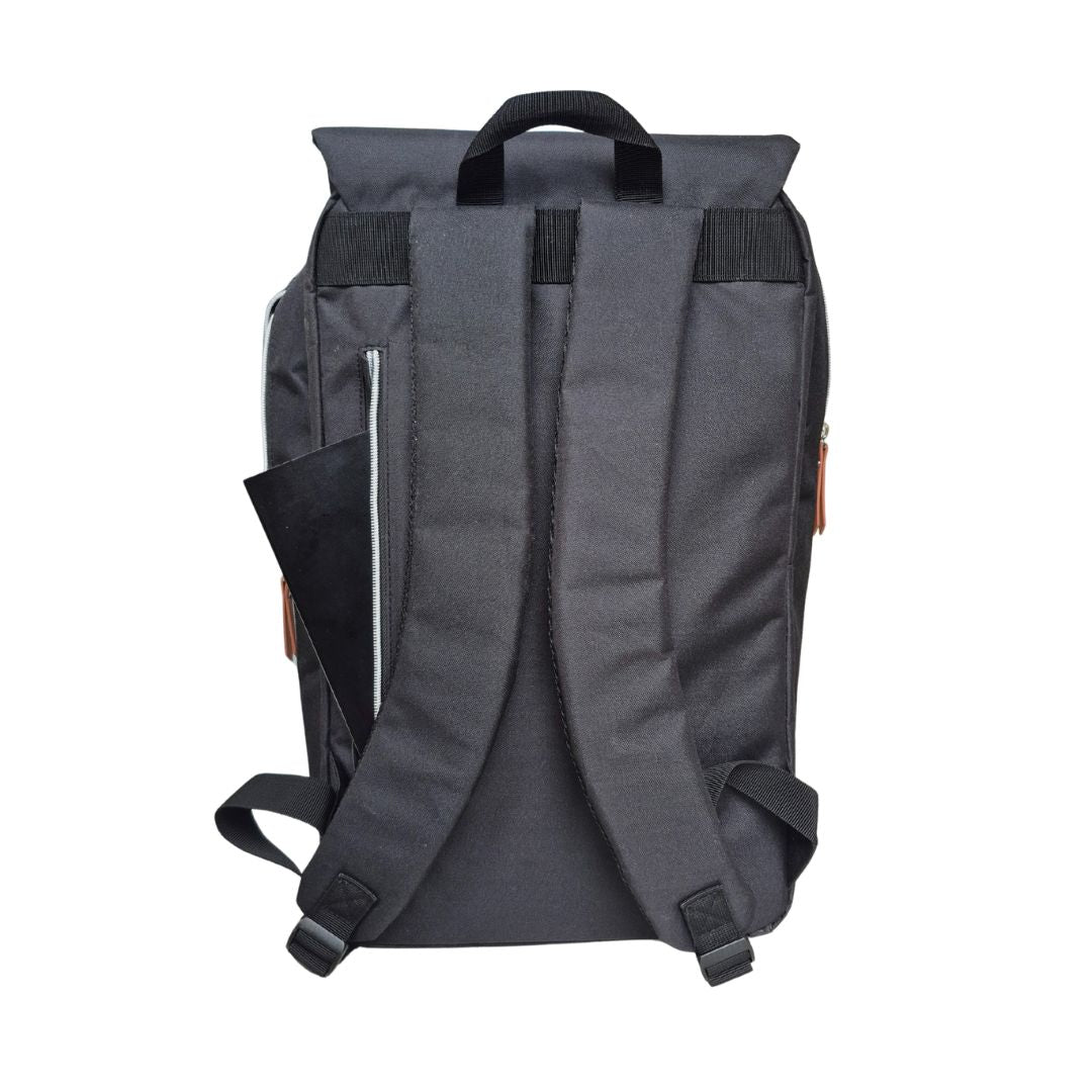 Vue arrière du ChefBag – bretelles renforcées et poche zippée discrète