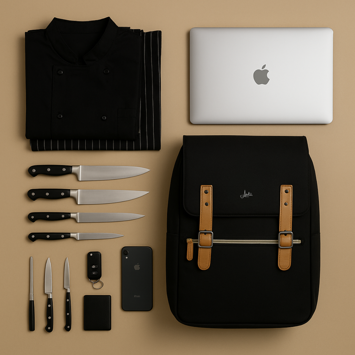 Sac Chef mobile – Photo lifestyle professionnel